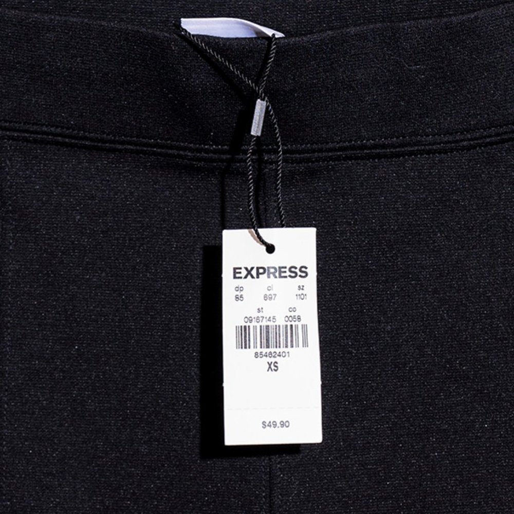 Express black knit leggings